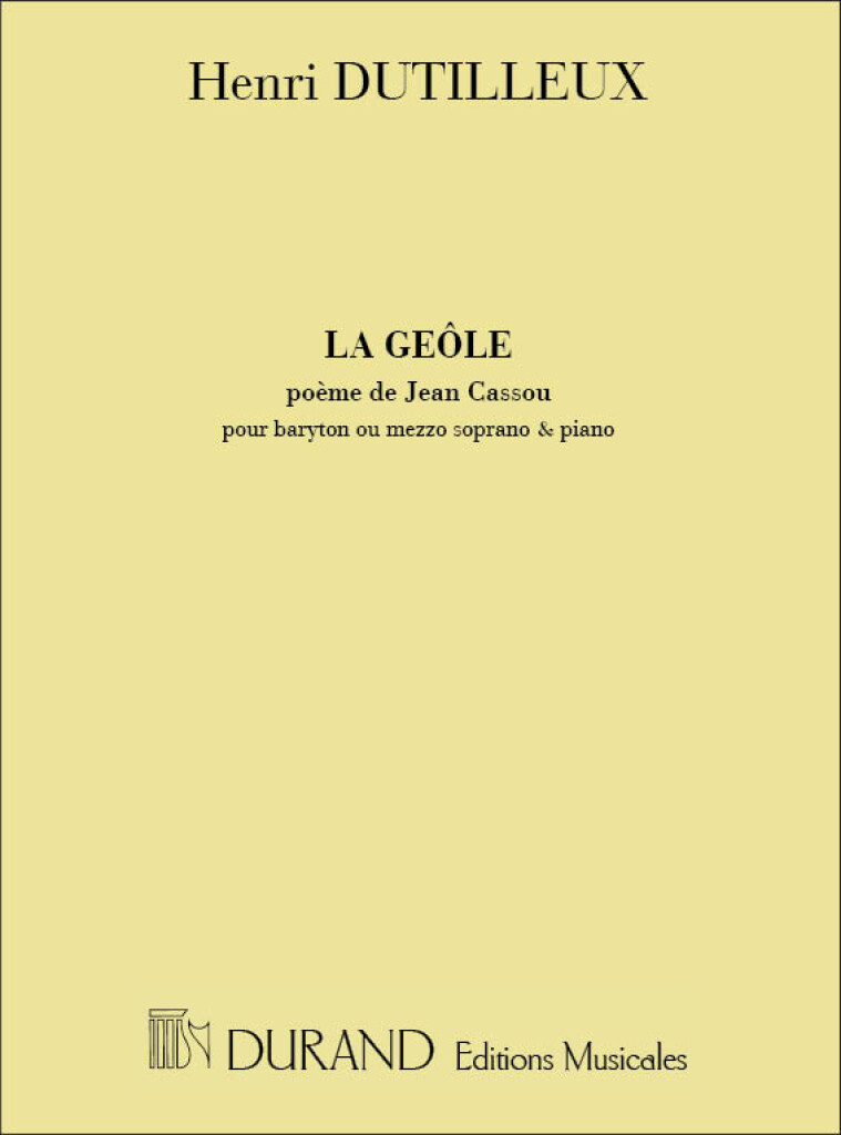 La Geole Chant-Piano
